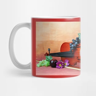 A still life of a Violin Mug